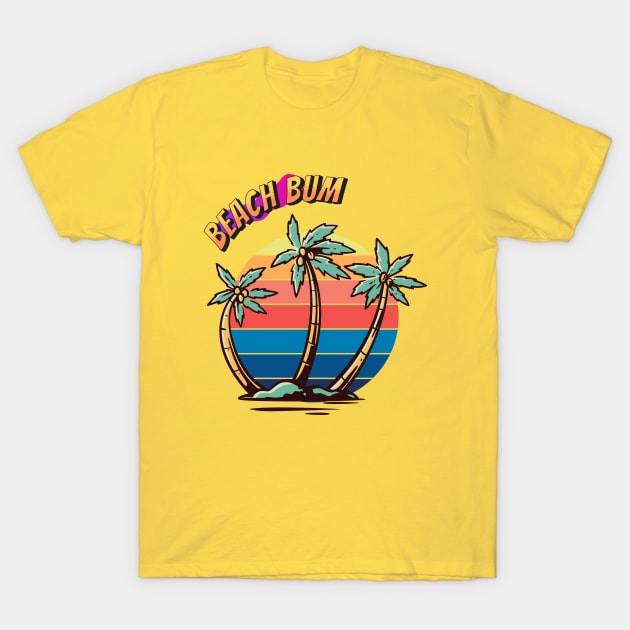 Beach Bum T-Shirt by Mr. Moon Shop